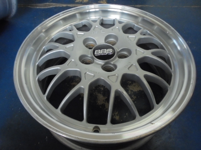 完売)(中古)☆BBS スバル純正オプション 16X6.5J+55 5/100 4本SET